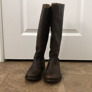 Frye Melissa Button Back Zip knee high boot